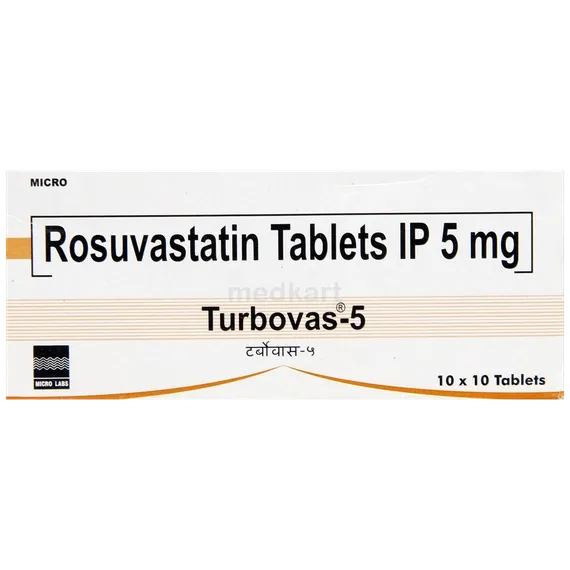 turbovas 5mg tablet 10's